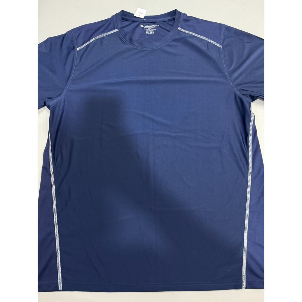 Undertech Men Dri-Fit Shirt Size XXL Navy Blue